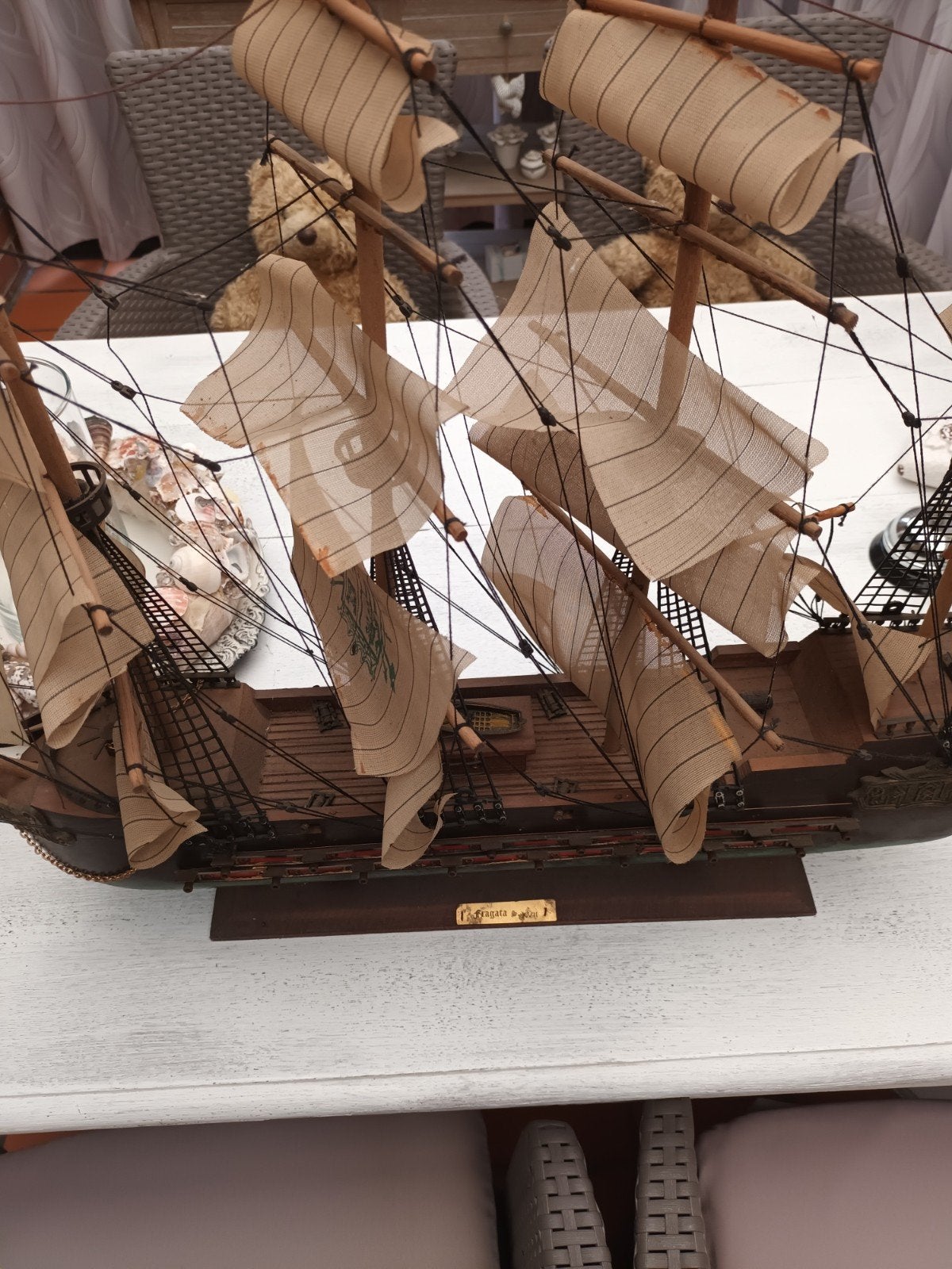 Model fregat, Ophalen