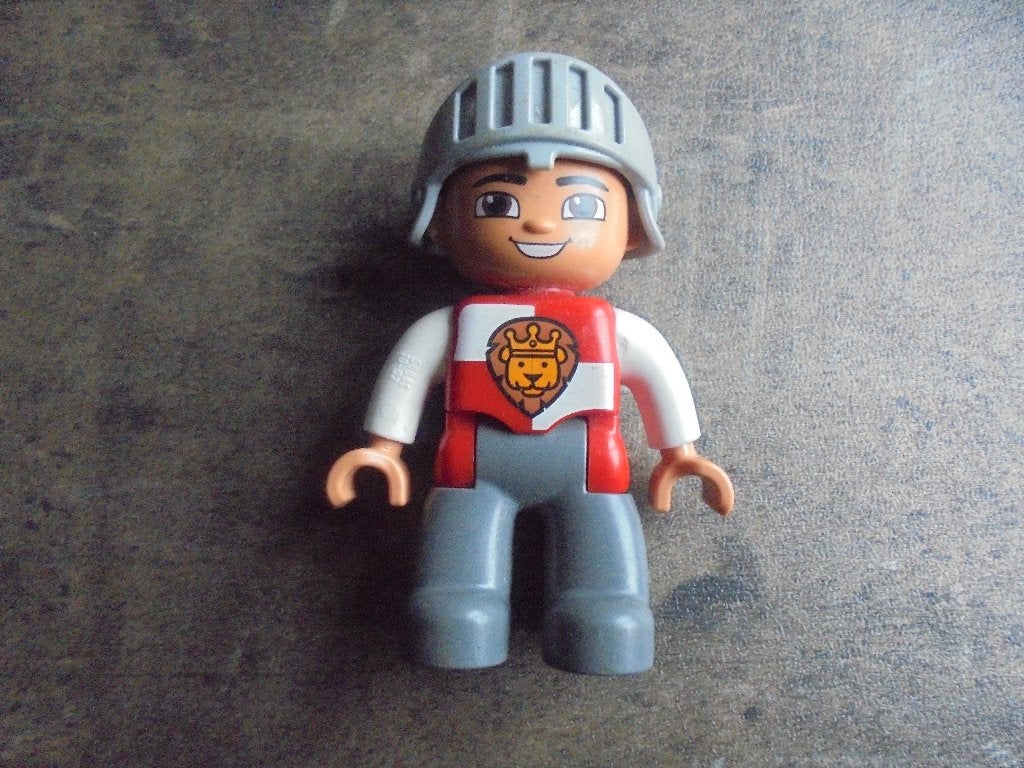 Lego Duplo Castle Figure Male (zie foto's), Gebruikt, Ophalen of Verzenden, Duplo, Losse stenen