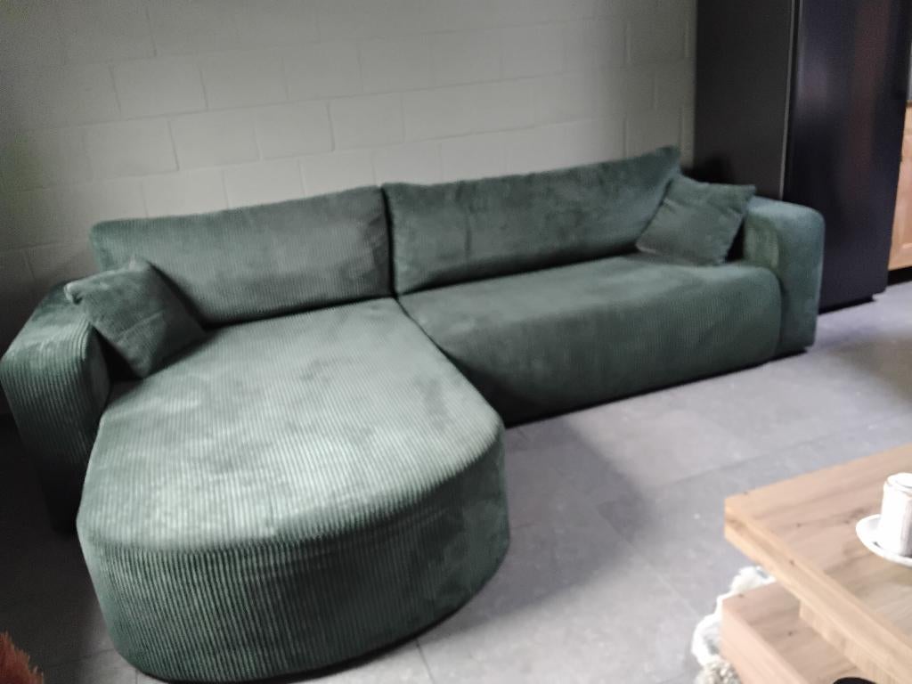 Nieuw hoeksalon nieuw groen, Huis en Inrichting, Ophalen, Zo goed als nieuw