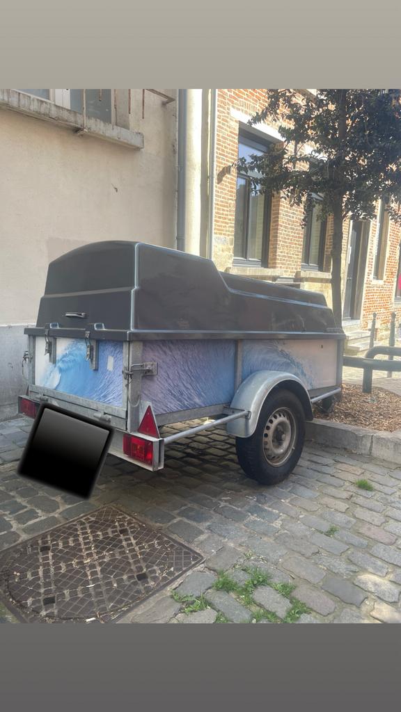 Remorque bagagère en bon état à vendre., Autos : Divers, Remorques, Enlèvement, Utilisé