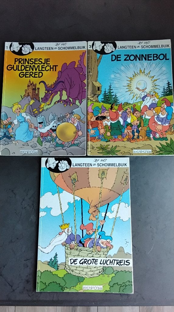 Langteen en Schommelbuik., Gelezen, Jef Nys., Ophalen of Verzenden, Meerdere stripboeken