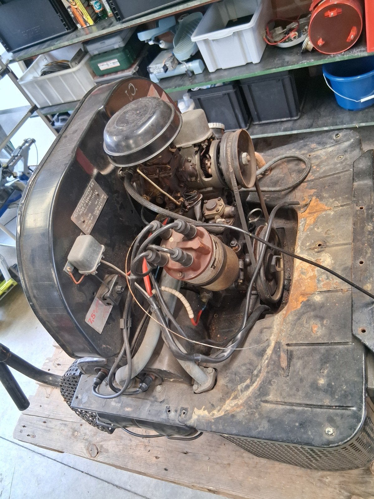 Volkswagen AG 1192 cc motor Type 122, Autos : Pièces & Accessoires, Moteurs & Accessoires, Volkswagen, Enlèvement