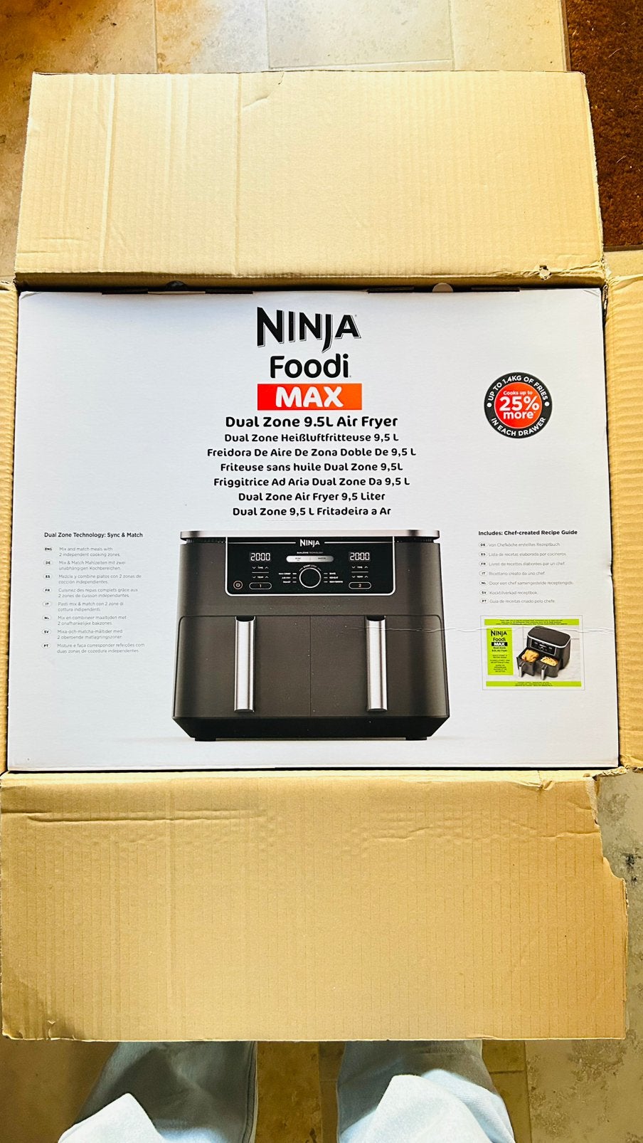 Ninja air fryer, Enlèvement, Neuf
