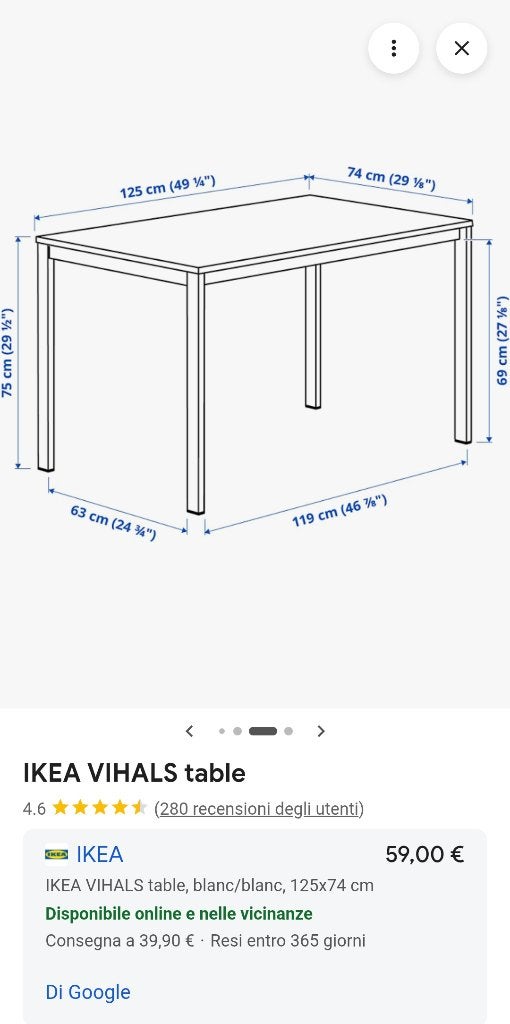 Table ikea, Enlèvement, Comme neuf, 100 à 150 cm