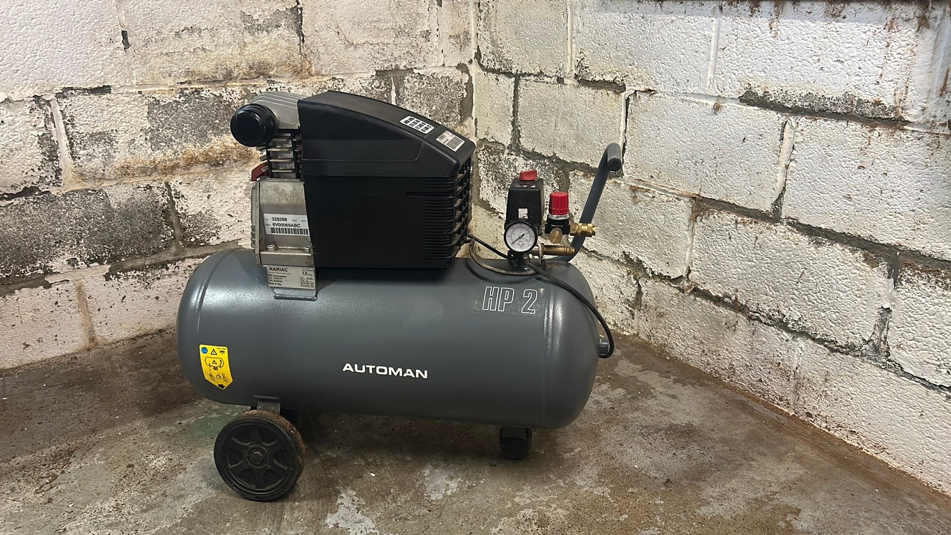 Compressor 50l 8bar, Enlèvement, Comme neuf