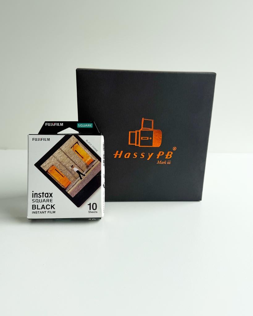 hassy PB III hasselblad / fujifilm instax, Audio, Tv en Foto, Fotocamera's Analoog, Ophalen of Verzenden, Gebruikt, Polaroid, Overige Merken