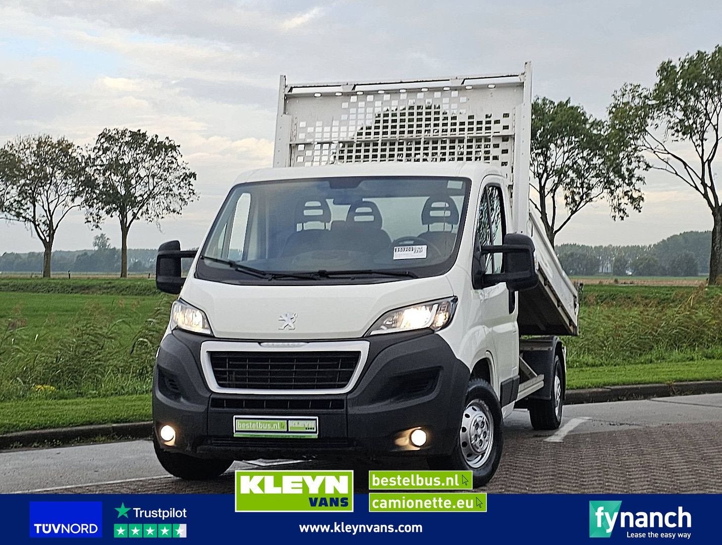 Peugeot BOXER 2.0 Kipper Airco Euro6!, Wit, Bedrijf, Airconditioning, Te koop