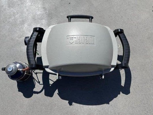 Weber gas-BBQ - heel goede staat., Enlèvement, Utilisé, Weber