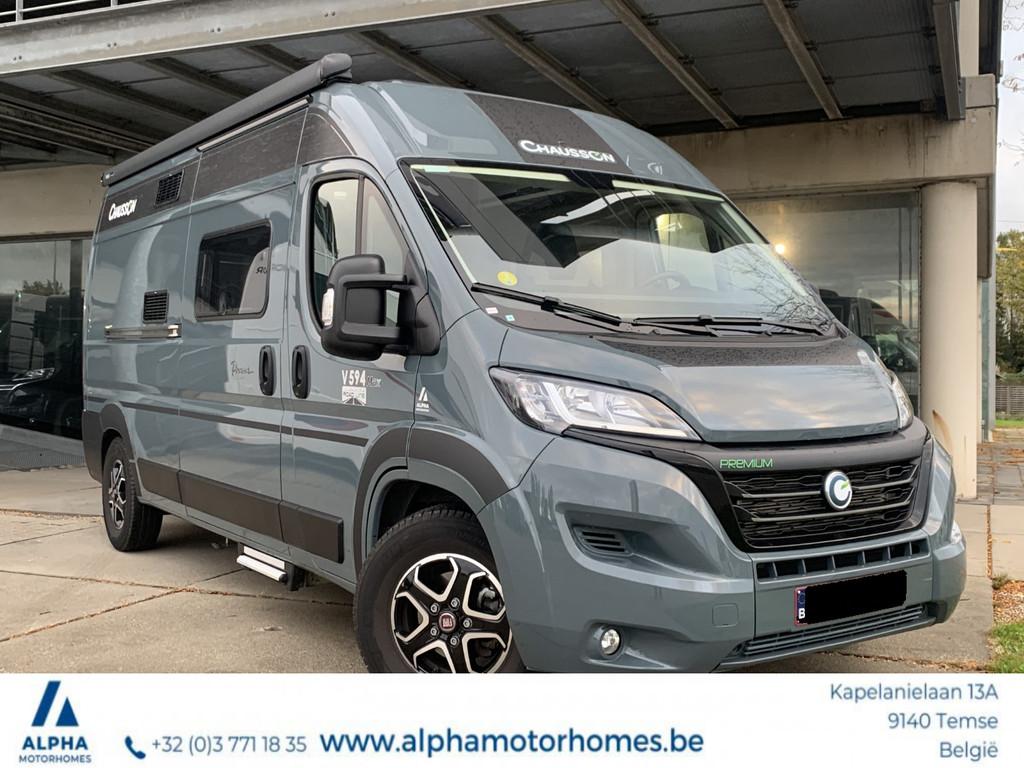 Chausson V594 M Premium Fiat 140 PK automaat (bj 2024), 4 zetels, Gebruikt, Overige kleuren, Luifel