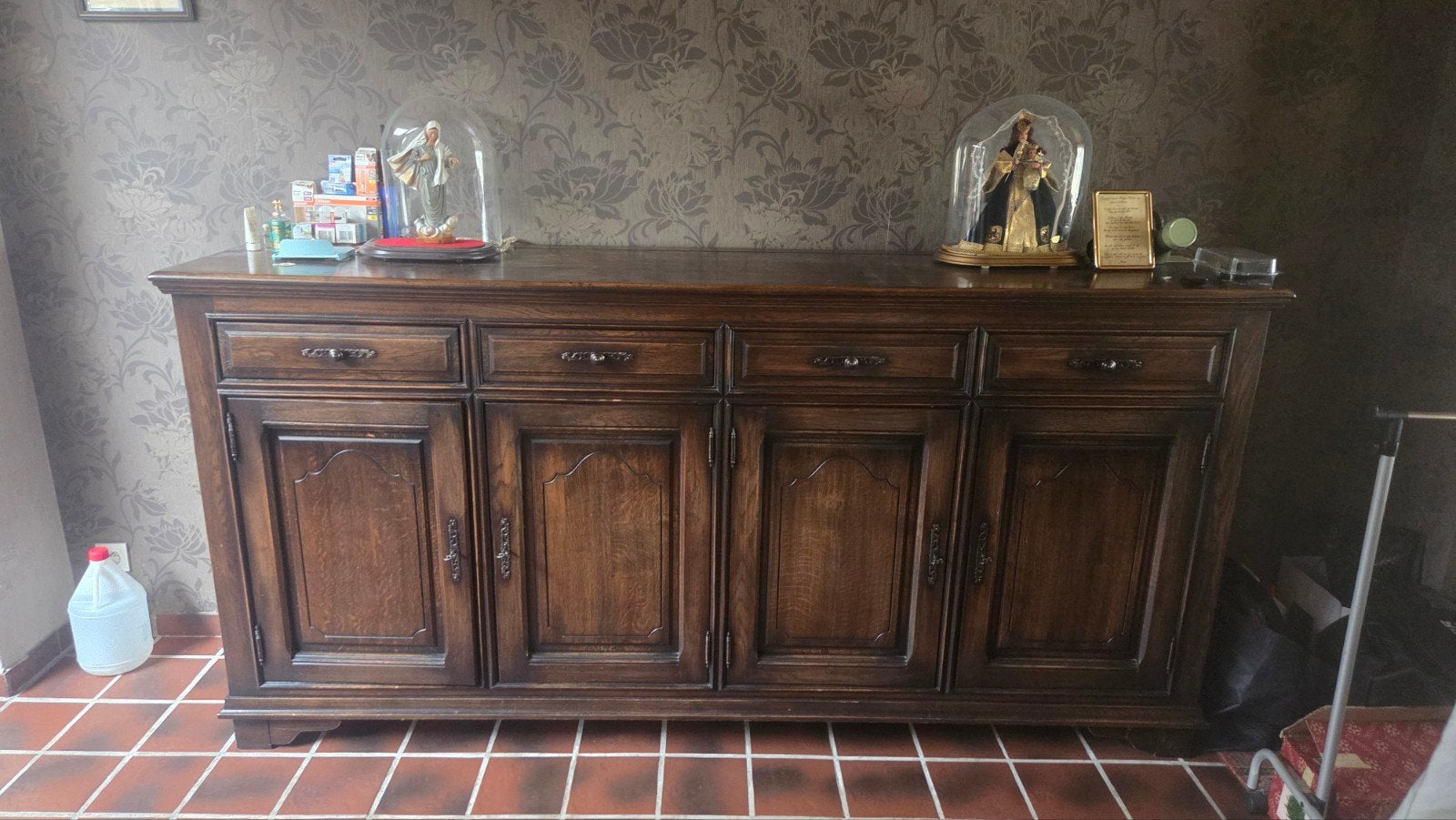 vol eiken dressoir, Huis en Inrichting, Ophalen