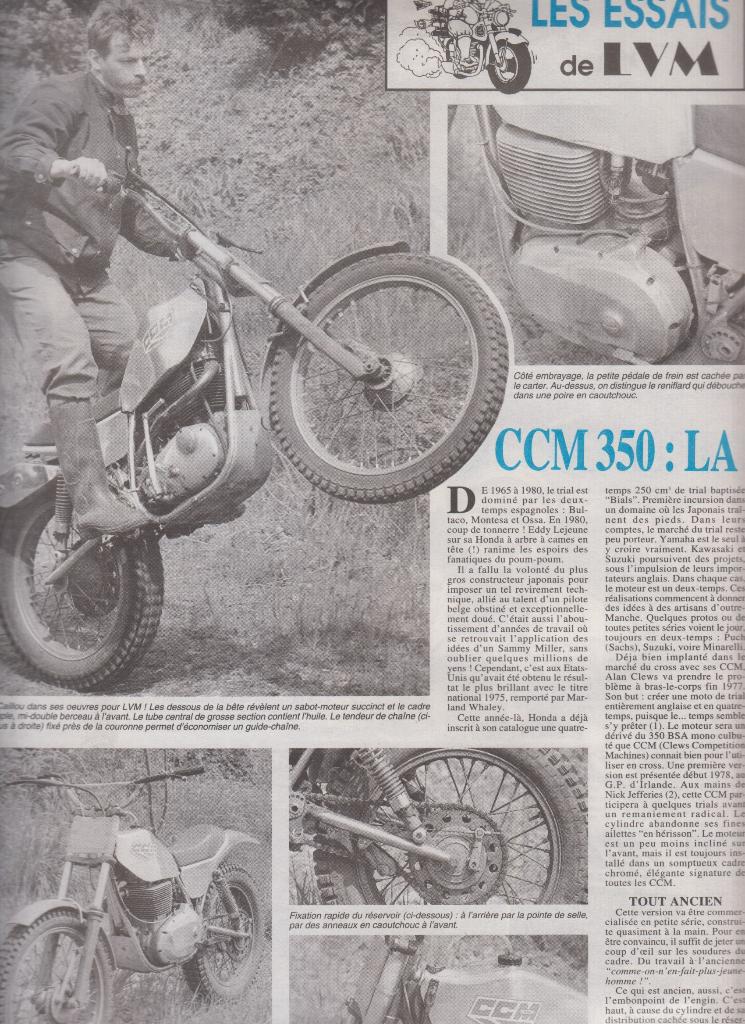 Moto CCM 350 Trial collection, Verzenden, Gelezen