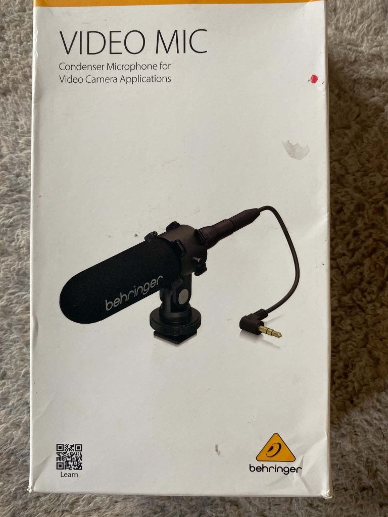Behringer videocamera condensatormicrofoon, Nieuw, Ophalen of Verzenden, X, X