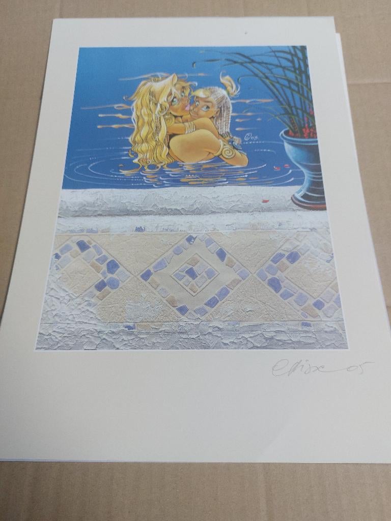 ex libris  crisse  signé, Enlèvement ou Envoi, Comme neuf
