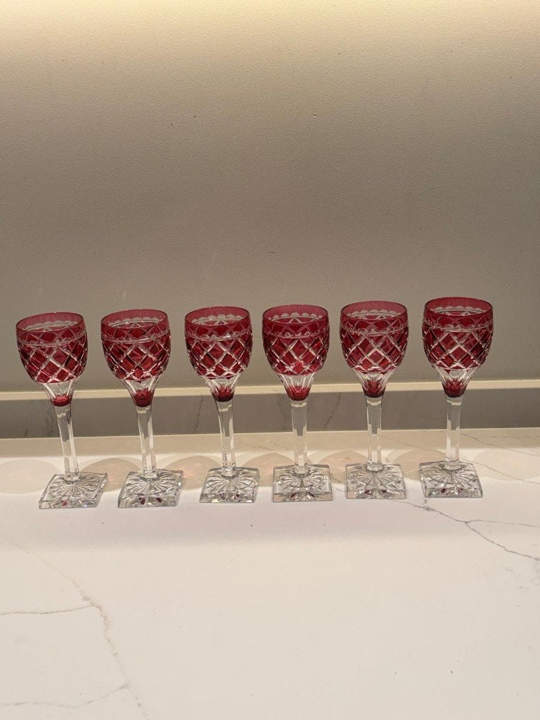verres colorées Val Saint Lambert Sainte Hélène, Enlèvement ou Envoi