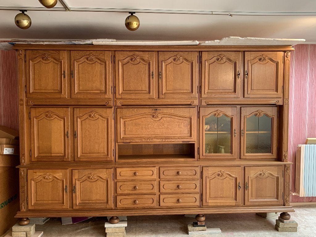 Buffet vaisselier, 200 cm ou plus, Comme neuf, Enlèvement, 200 cm ou plus