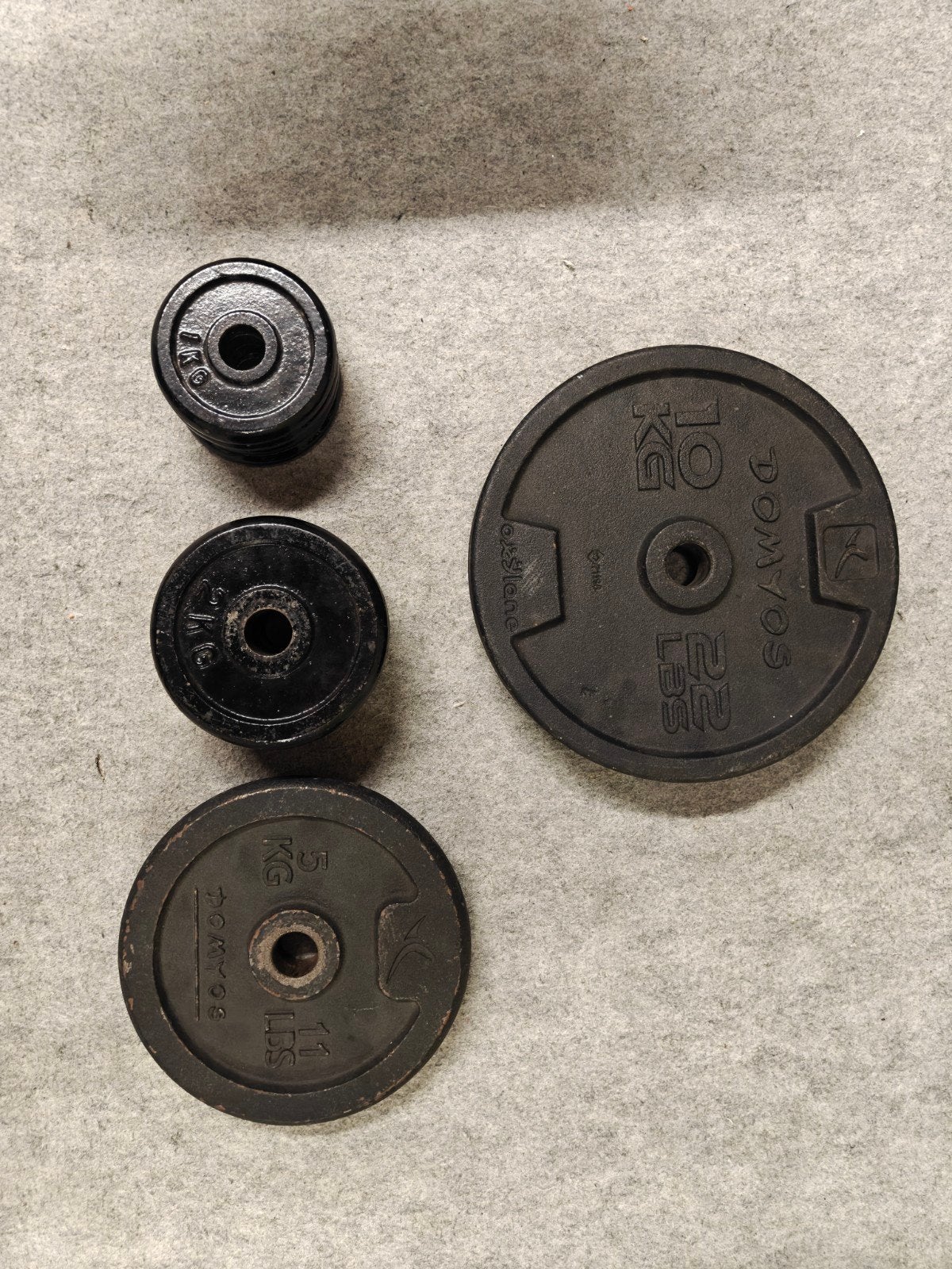 Poids/disques de fitness 28 mm, Enlèvement, Utilisé, Plaques d'haltères