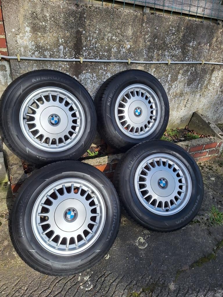 Jantes Alu BMW E34 serie5,  E32 serie 7 pneus été originale, Autos : Pièces & Accessoires, Pneus & Jantes, Enlèvement