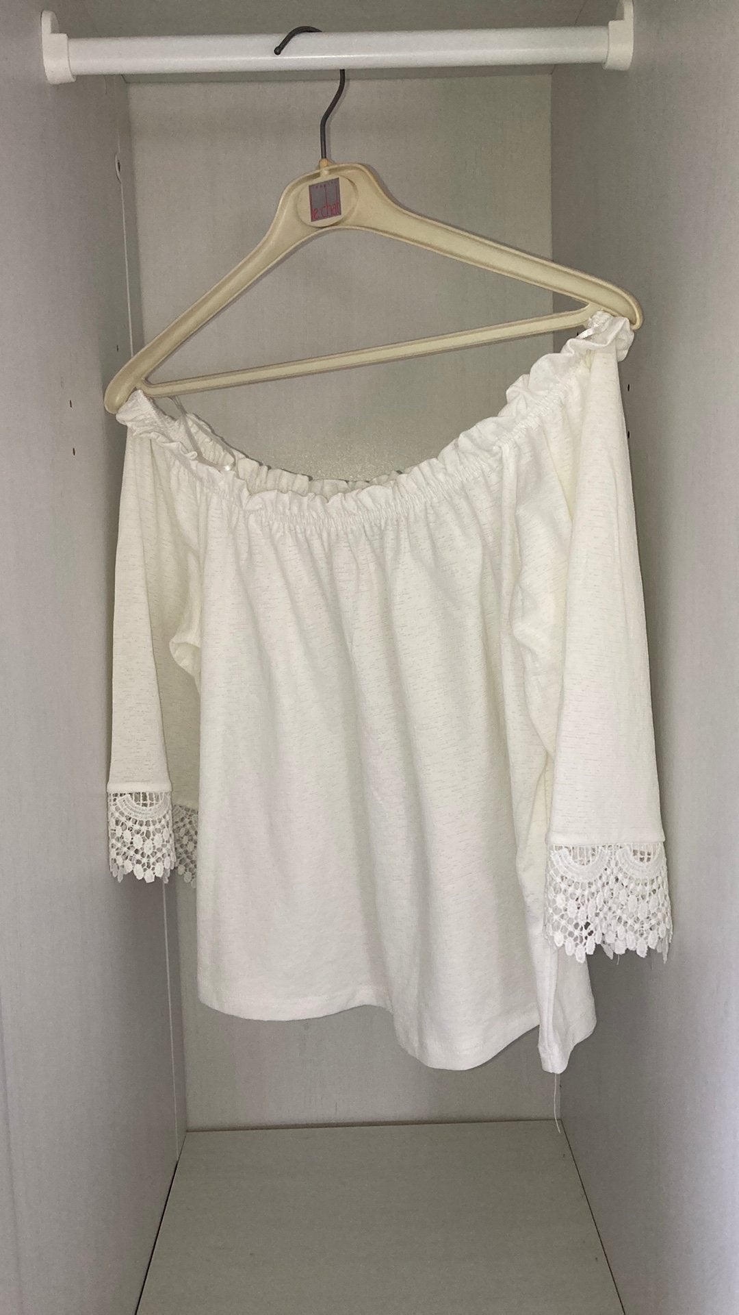 Blouse Jennyfer, Kleding | Dames, Topjes, Wit, Ophalen of Verzenden, Zo goed als nieuw, Lange mouw