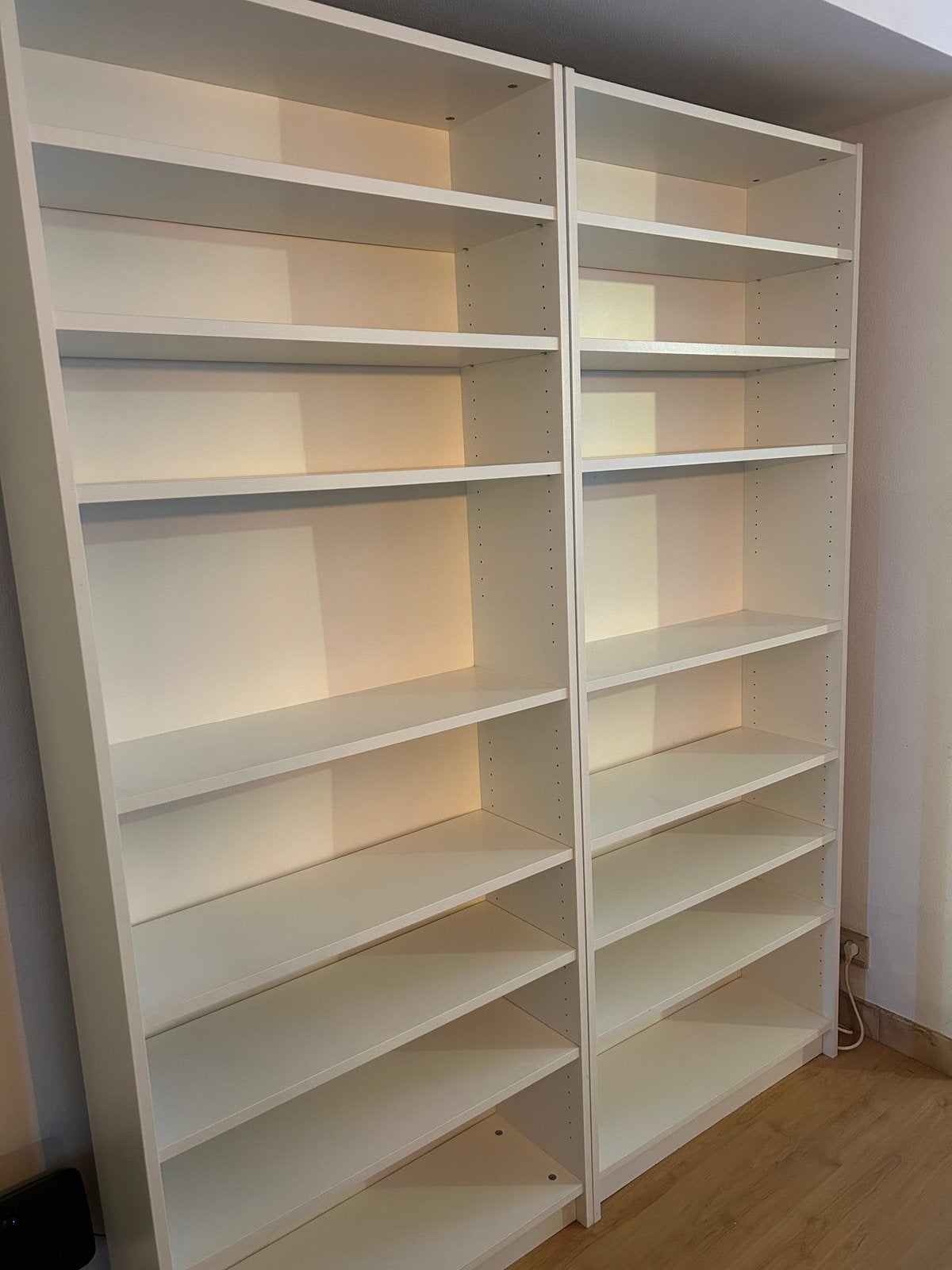 Witte dubbele kast/rek, Enlèvement, Utilisé, 50 à 100 cm, 200 cm ou plus