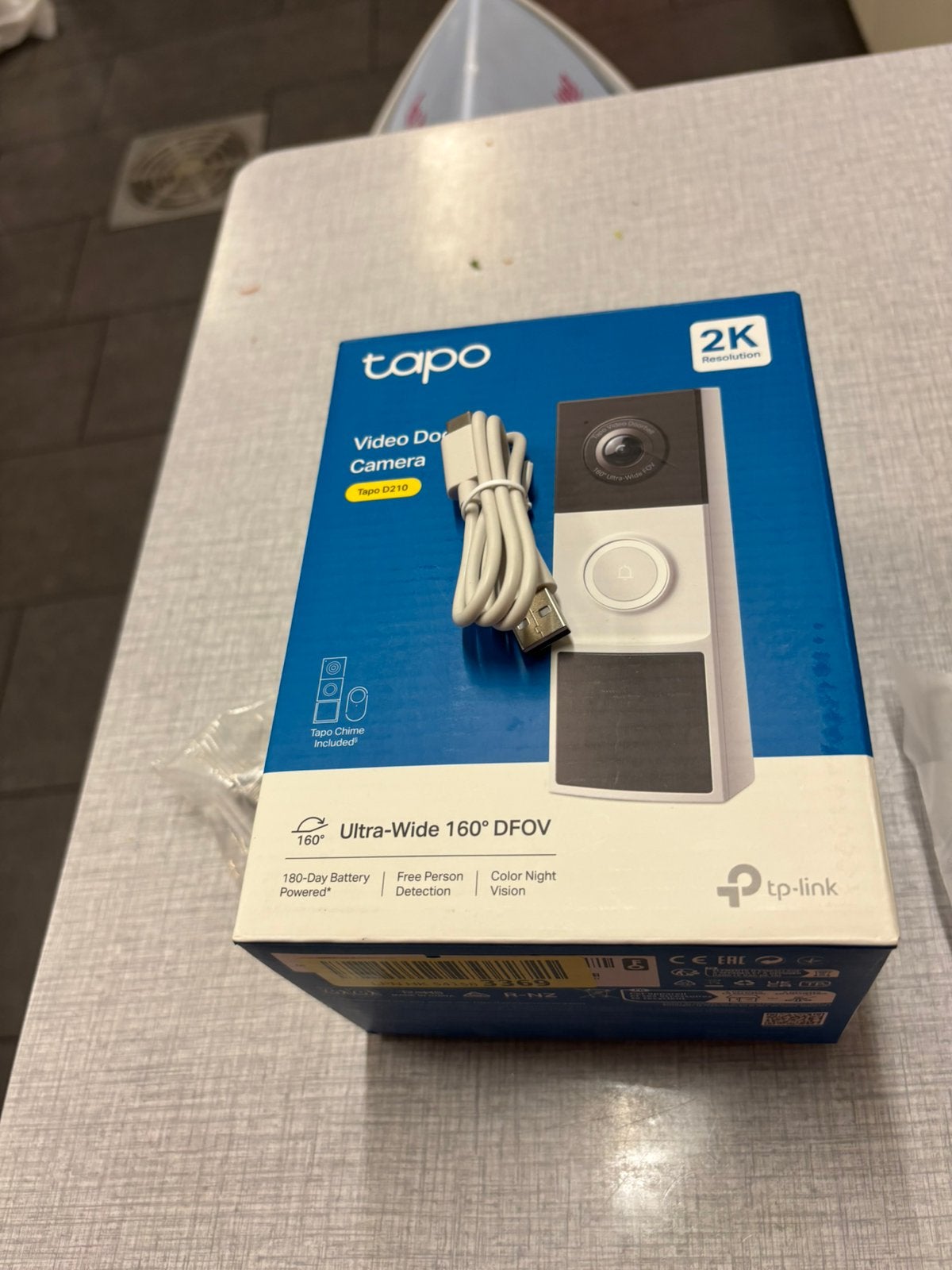 Deurbel TAPO tp-link, Enlèvement ou Envoi, Comme neuf