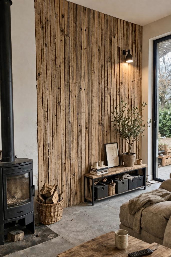 BARDAGE BOIS “EFFET VIEUX BOIS” – 25€/m²  STOCK LIMITÉ, Bricolage & Construction, Bois & Planches, Neuf, Enlèvement ou Envoi, Planche