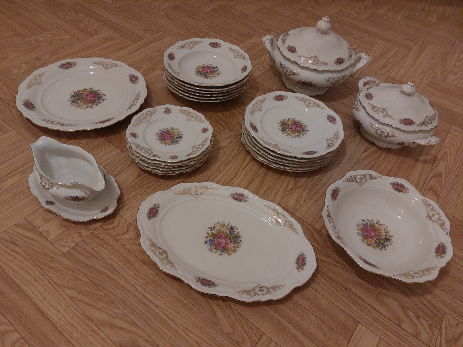Service à dîner Bavaria 12 pièces datant de 1961, Enlèvement