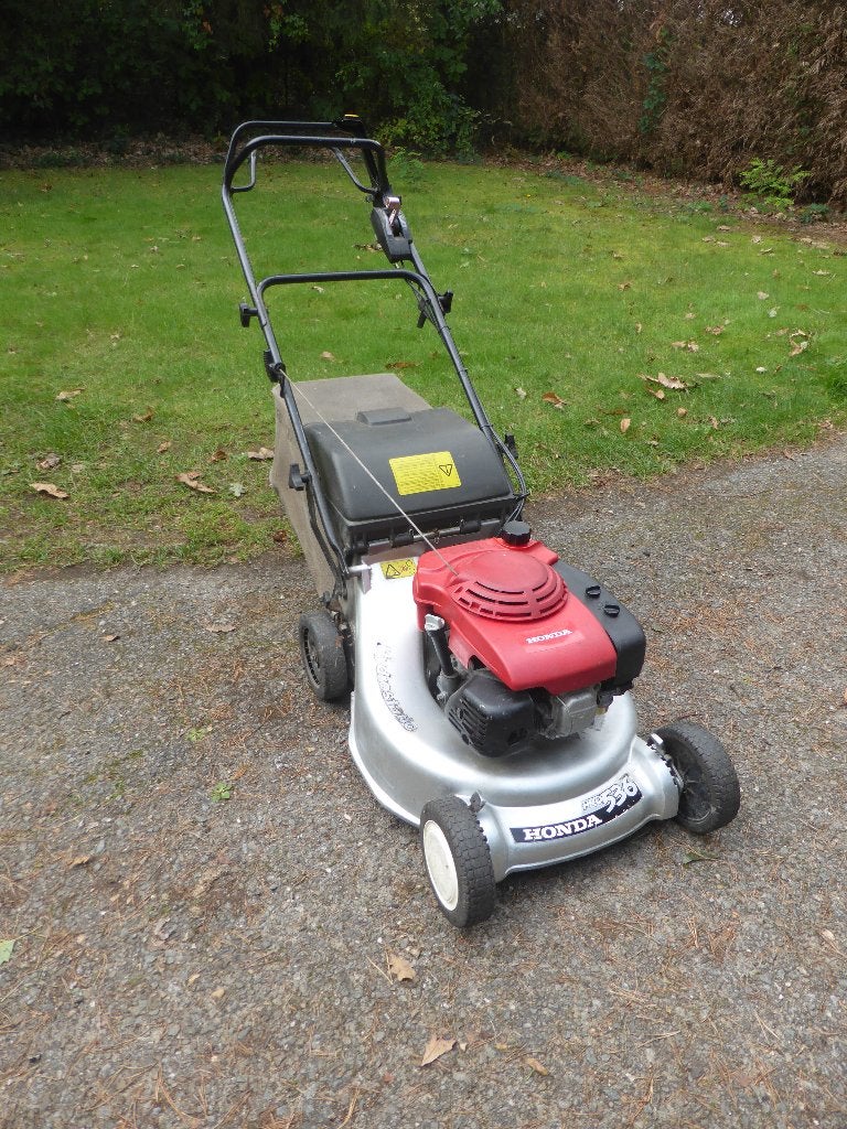 grasmaaier zelftrekker honda HRD 536 Hydrostatic, Tuin en Terras, Ophalen, Cirkelmaaier, Gebruikt, Versnellingen