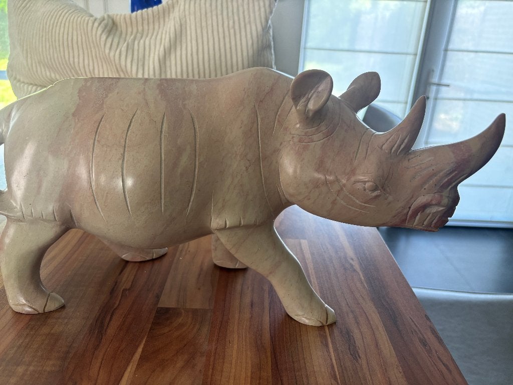 Neushoorn en olifant, Antiek en Kunst, Ophalen, Overige onderwerpen, Brutalistisch, Handgemaakt