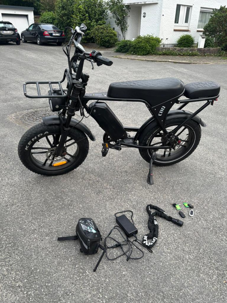 Fatbike ouxi v8/c80 pro (nieuwste versie), Fietsen en Brommers, Elektrische fietsen, Zo goed als nieuw, Ophalen