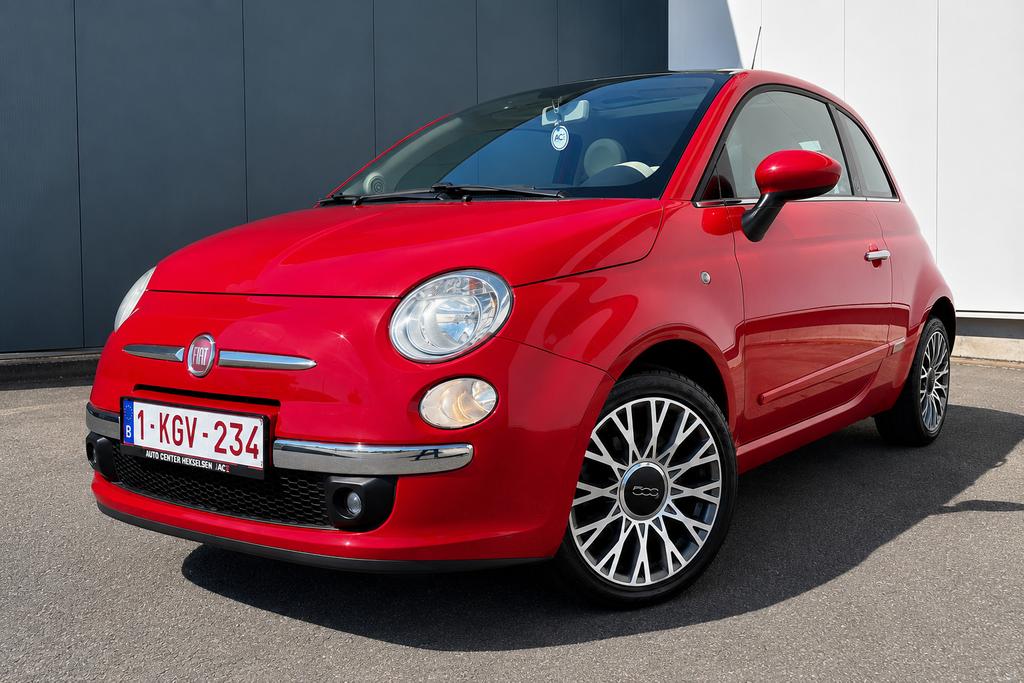 Fiat 500 - 1.2i - essence - pano - spyder - bluetooth, Autos, Fiat, Particulier, Bluetooth, Essence, Euro 5, Enlèvement