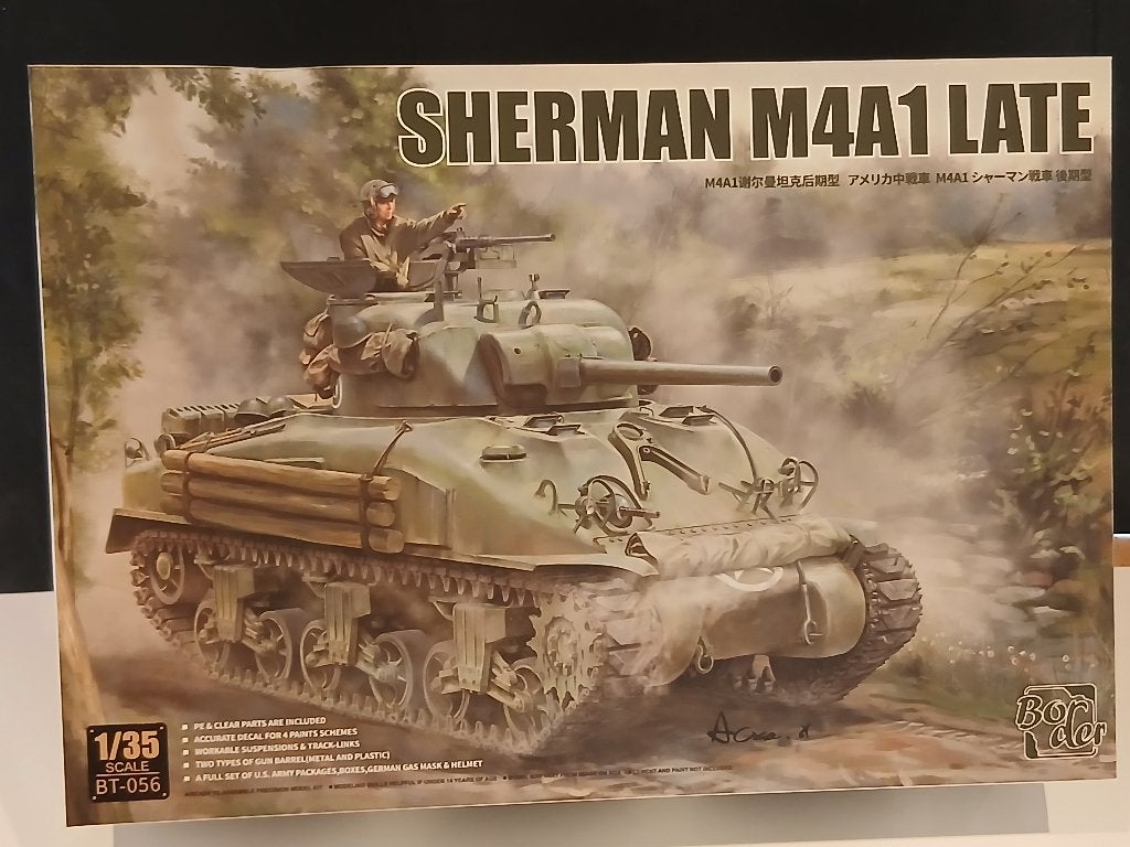 Border Model (BT-056): Sherman M4A1 late au 1/35, Neuf, Autres marques, Tank, Enlèvement ou Envoi