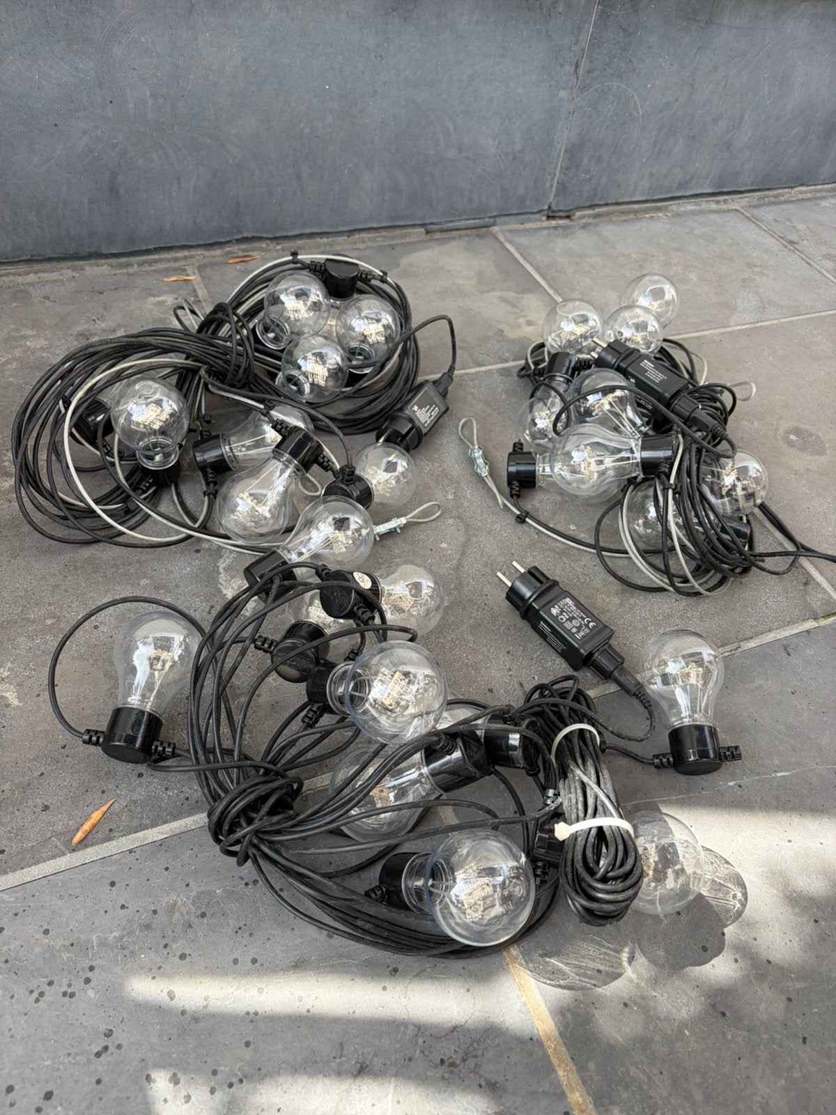 Feestverlichting (6 snoeren van 5 m), Ophalen, Zo goed als nieuw, Versiering