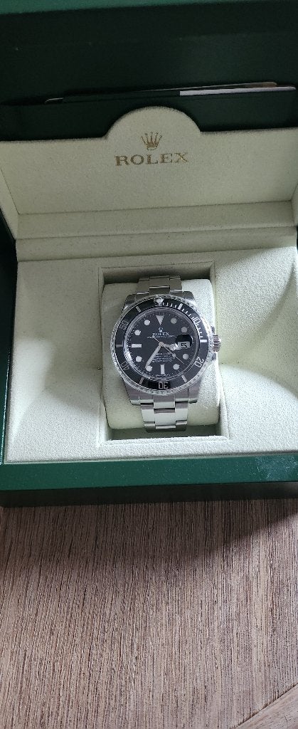 ROLEX SUBMARINER, Handtassen en Accessoires, Horloges | Heren, Ophalen, Staal, Polshorloge, Zo goed als nieuw