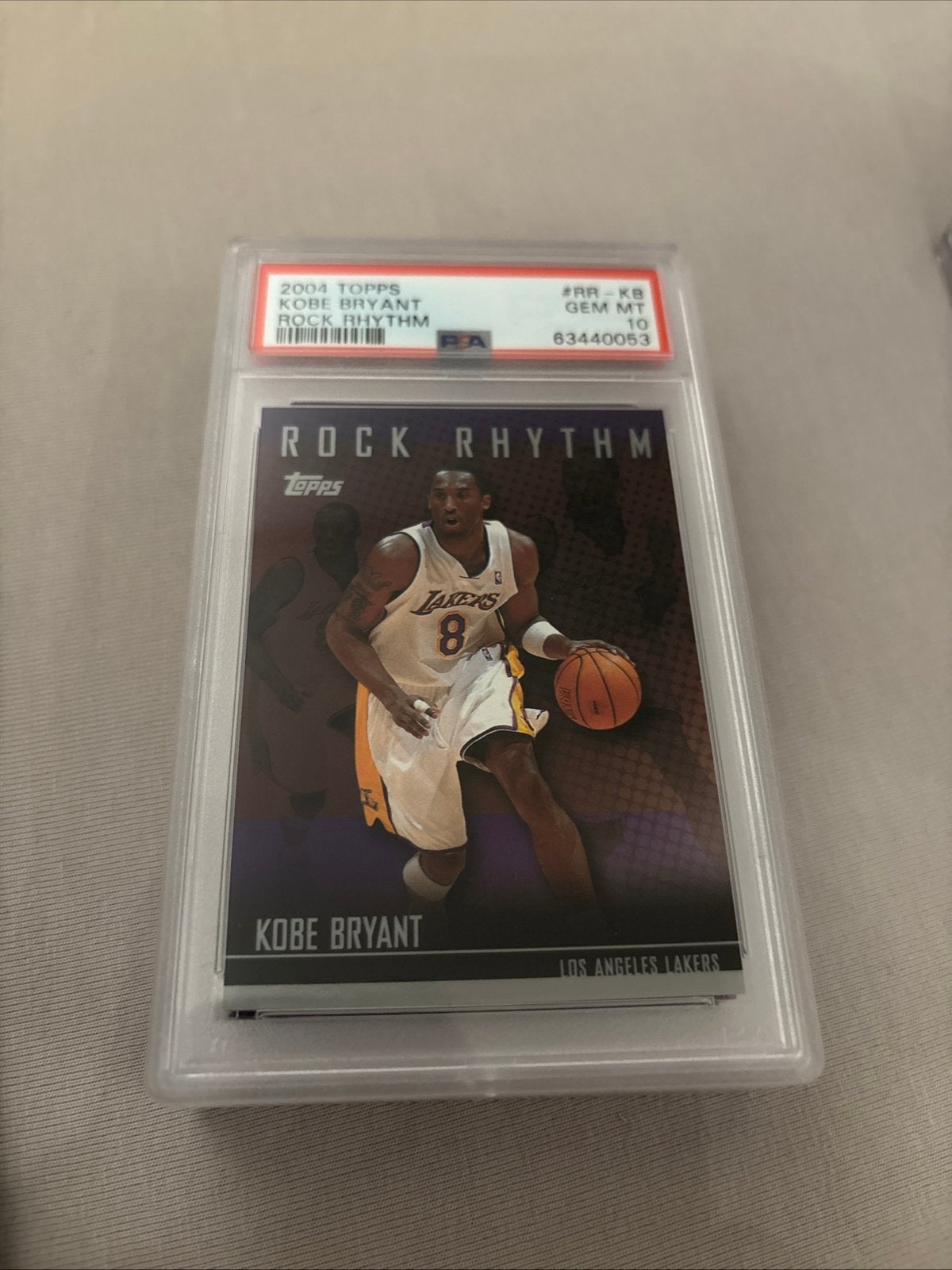 2004 topps Kobe bryant Rock Rhythm psa 10, Enlèvement ou Envoi, Comme neuf
