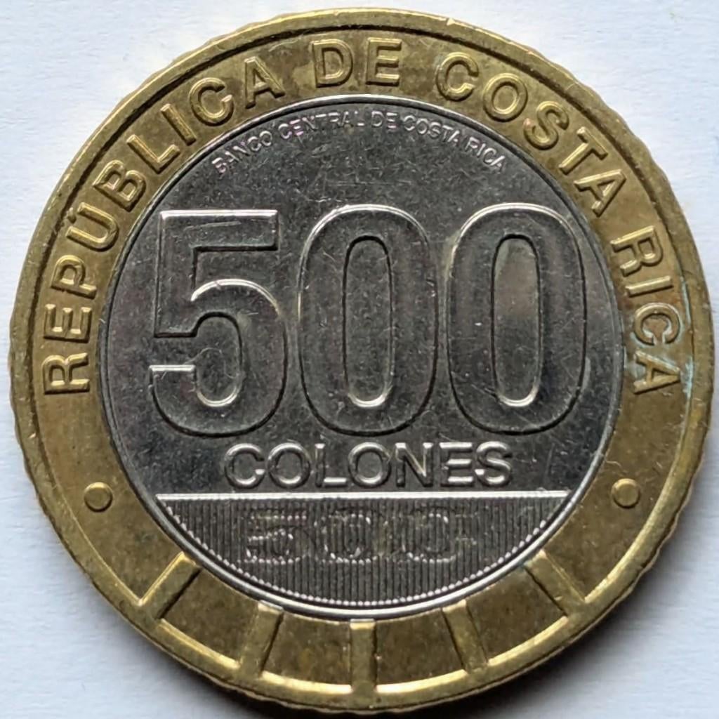 Costa Rica - 500 colones - 175 jaar republiek - 2023, Ophalen, Midden-Amerika, Losse munt