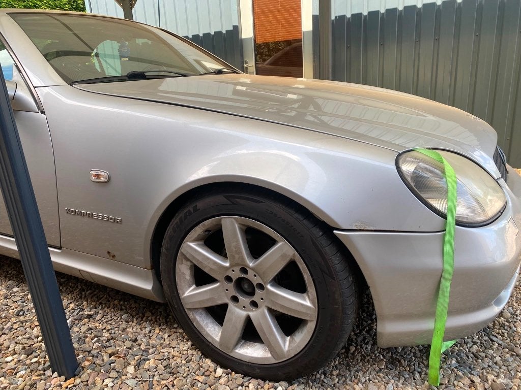 Mercedes SLK R170 spatbord voorscherm rechts, Ophalen, Gebruikt, Mercedes-Benz, Rechts
