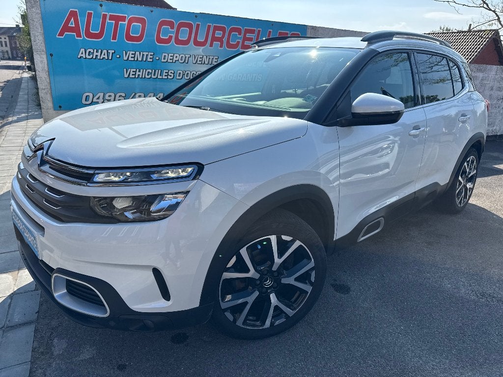 Citroen c5 aircross automatique, Auto's, 4 cilinders, Leder en Stof, Wit, 5 deurs