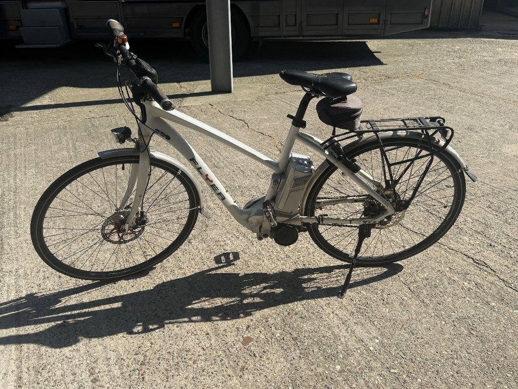 Flyer herenfiets m50, Fietsen en Brommers, Elektrische fietsen, Gebruikt, 47 tot 51 cm, 30 tot 50 km per accu, Ophalen