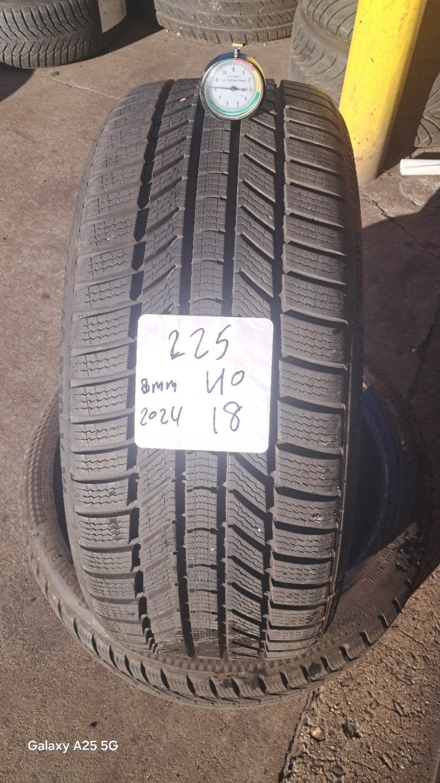 2254018 225/40/18 225/40r18 Démo hivernale 8mm 2024, Enlèvement