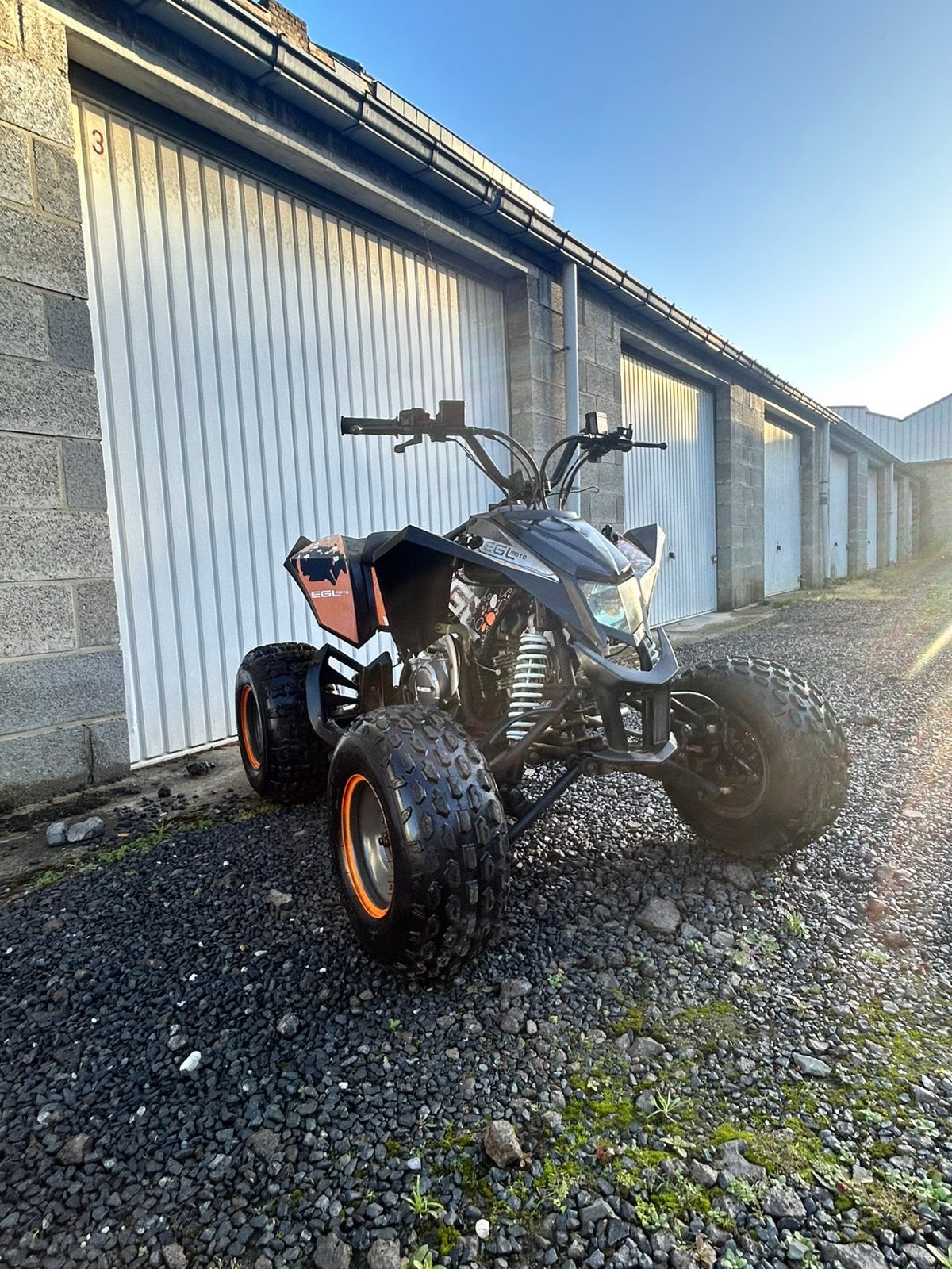 Quad egl 125cc 4 temps marche avant/ar démarrage électrique, Motos