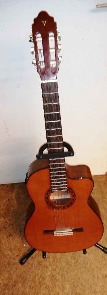 Valencia CG 190 ce + versterker., Muziek en Instrumenten, Ophalen, Gebruikt, Klassieke of Spaanse gitaar