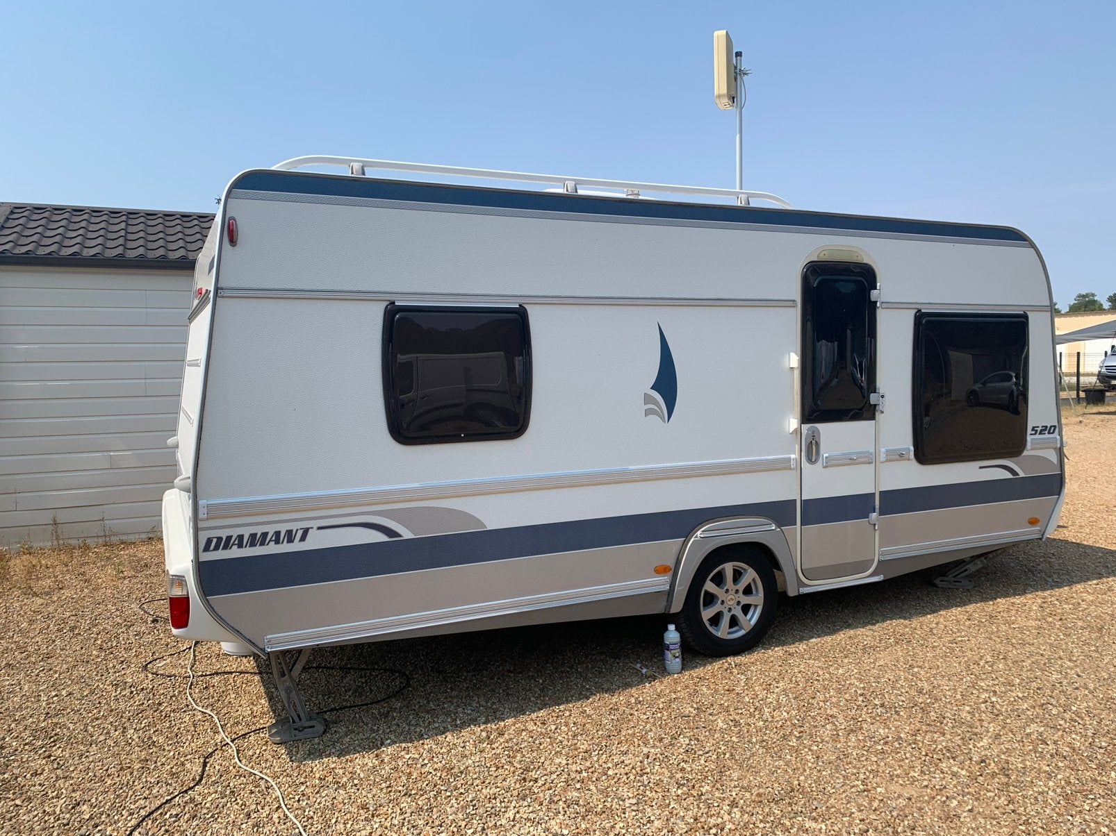 caravanne fendt diamant 5,20, Caravans en Kamperen, Caravans, Particulier, Fendt, Douche, Tot en met 4