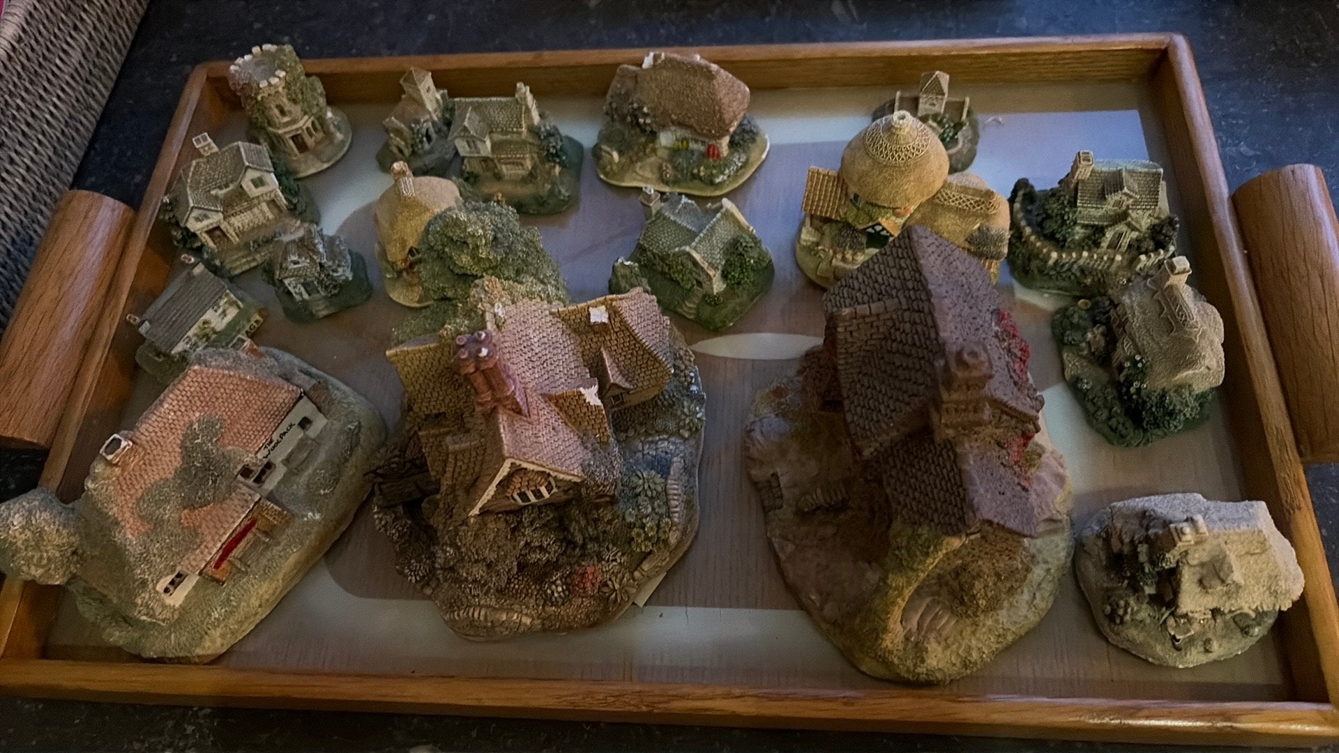 Collectie van 17 Lilliputlane huisjes, Enlèvement ou Envoi, Utilisé, Personnage ou Figurines