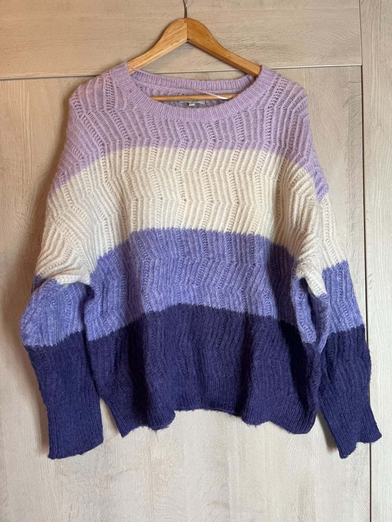 trui lila bel bo 2xl 50, Bel & Bo, Enlèvement ou Envoi, Comme neuf, Pull ou Veste
