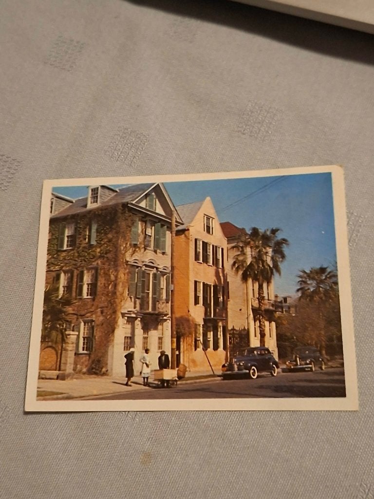 Prentje/Chromo:Charleston in Zuid-Carolina / Victoria, Enlèvement ou Envoi, Gravure, Étranger, Utilisé
