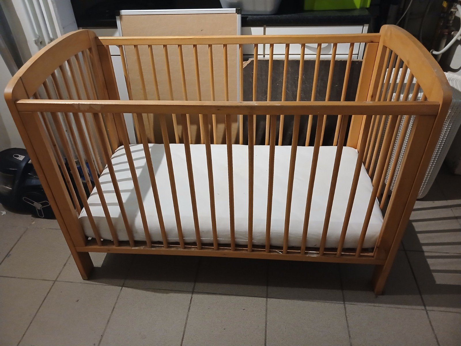 Kinderbed met matras te koop, Ophalen, Gebruikt