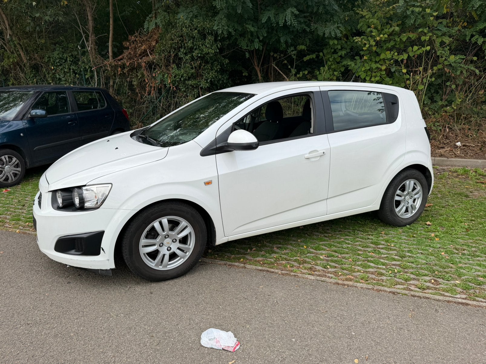 Chervolet aveo 1.2 essence, Auto's, Euro 5, Wit, 5 deurs, Particulier