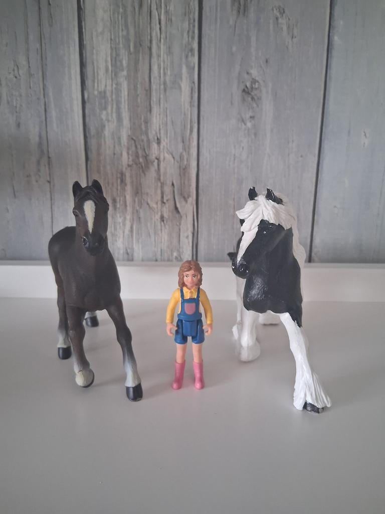 Speelgoed Paardjes + ruiter, Collections, Collections Animaux, Enlèvement, Cheval