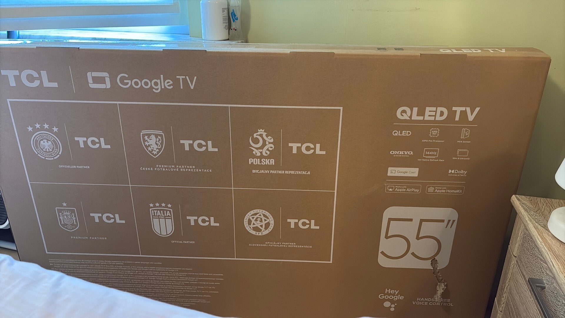 Nieuwe smart-TV TCL 55 Qled, TV, Hi-fi & Vidéo, Lecteurs CD, Enlèvement ou Envoi, Neuf