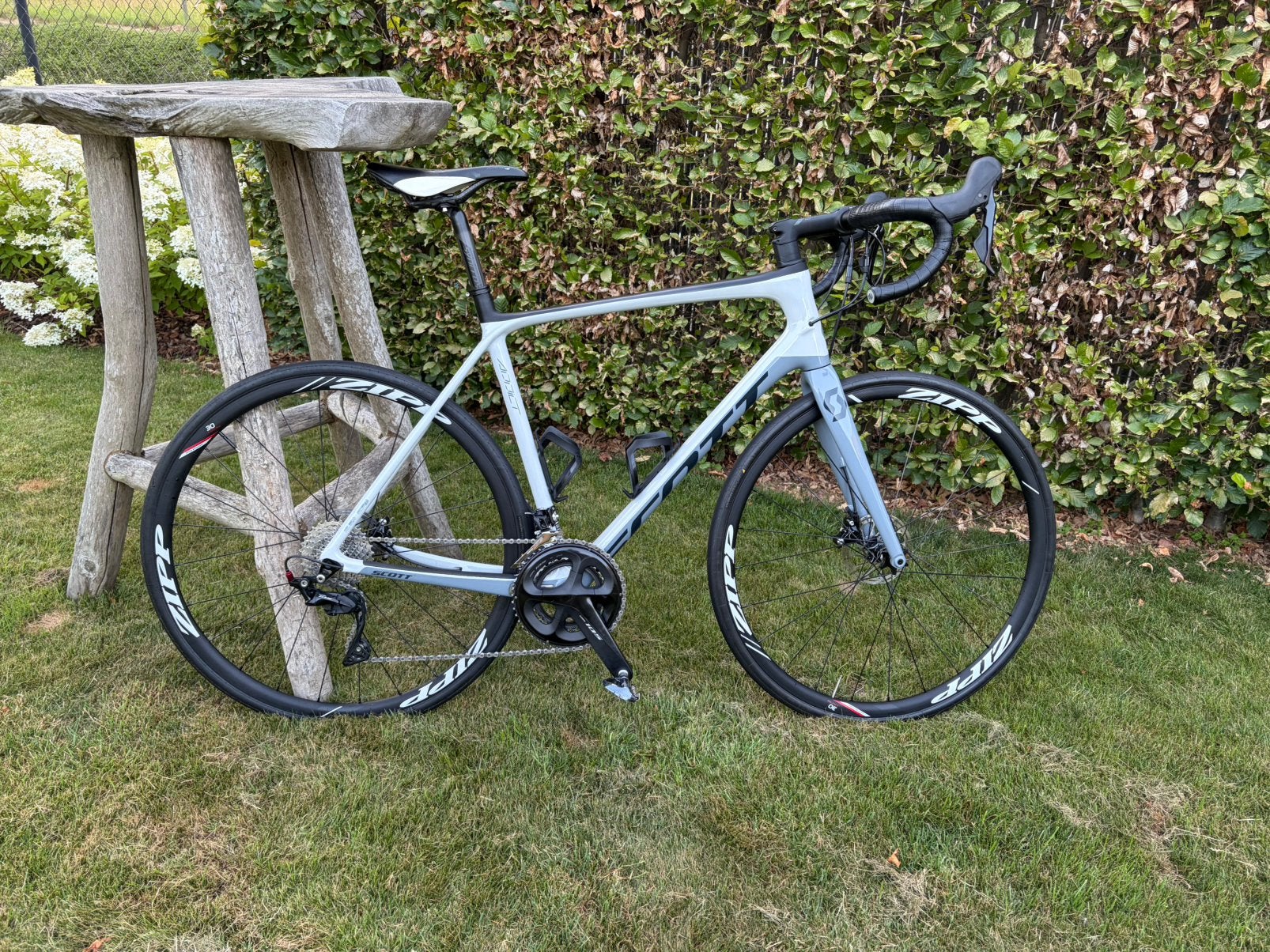 Scott Addict 20 Disc Carbon - Maat 56 - Shimano 105, Fietsen en Brommers, Ophalen, Gebruikt, Carbon, Heren